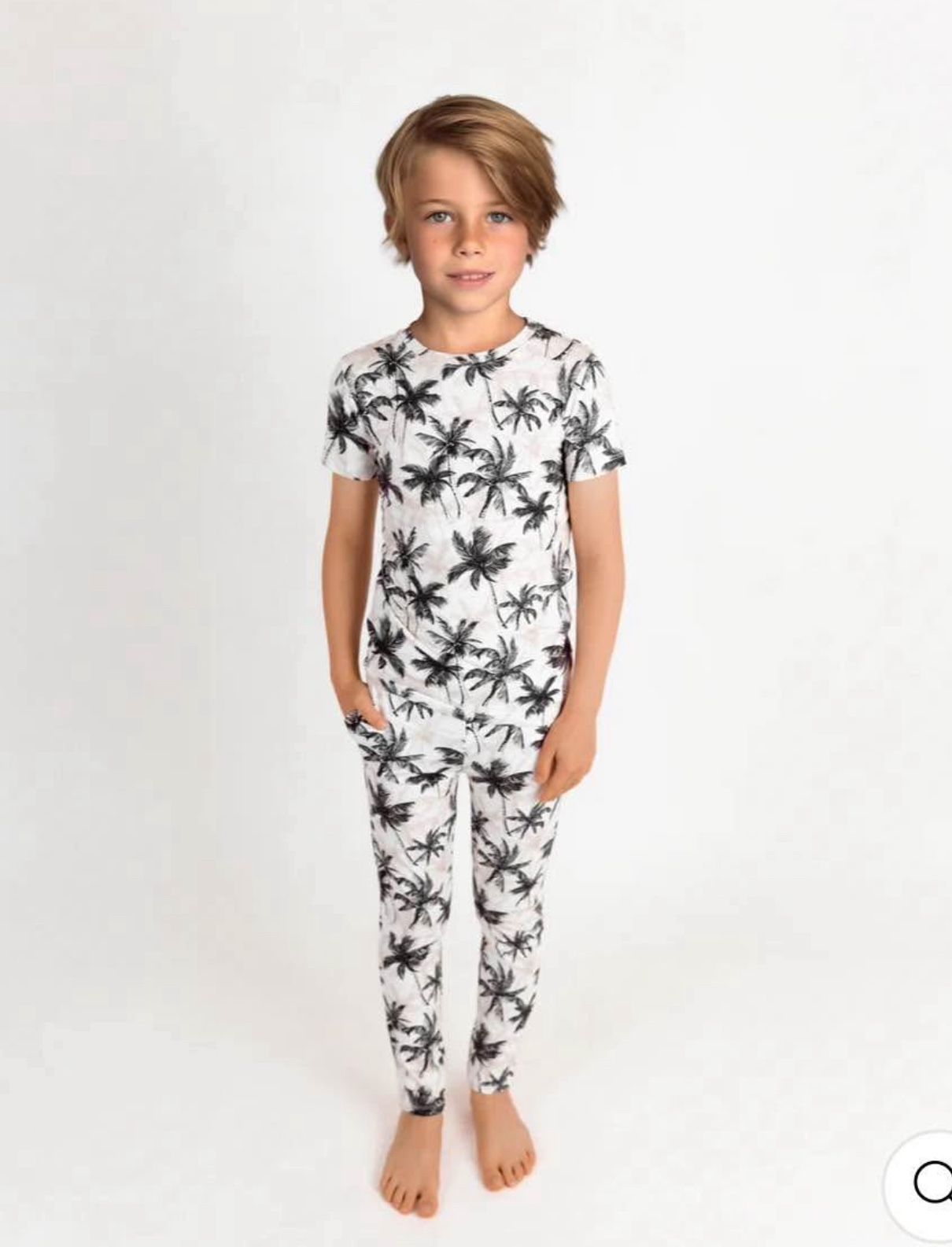 Little Bipsy Palm Two-Piece Set Size 9-10