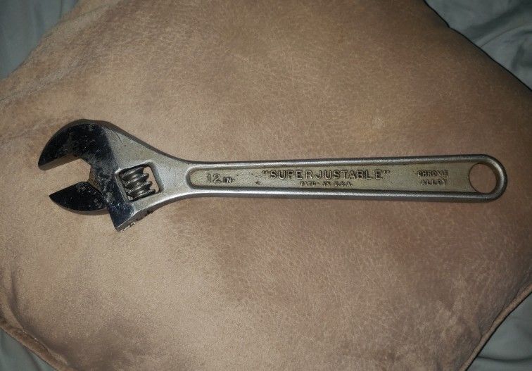 Vintage Adjustable Cresent Wrench 12 Inch