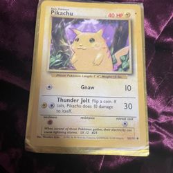 Pikachu 1995-99 Yellow cheeks 