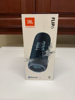 JBL Flip 6 - Portable Waterproof Bluetooth Speaker - Blue