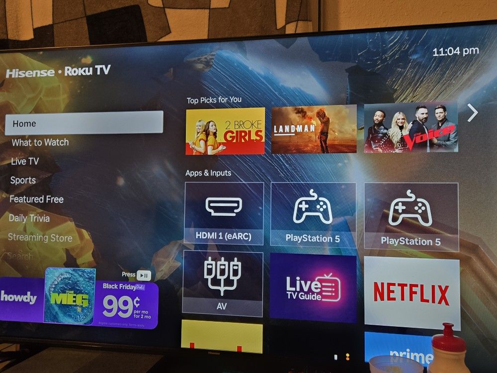 Hisense 58 Inch Smart TV Roku 