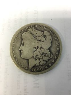 1890 "O" silver dollar