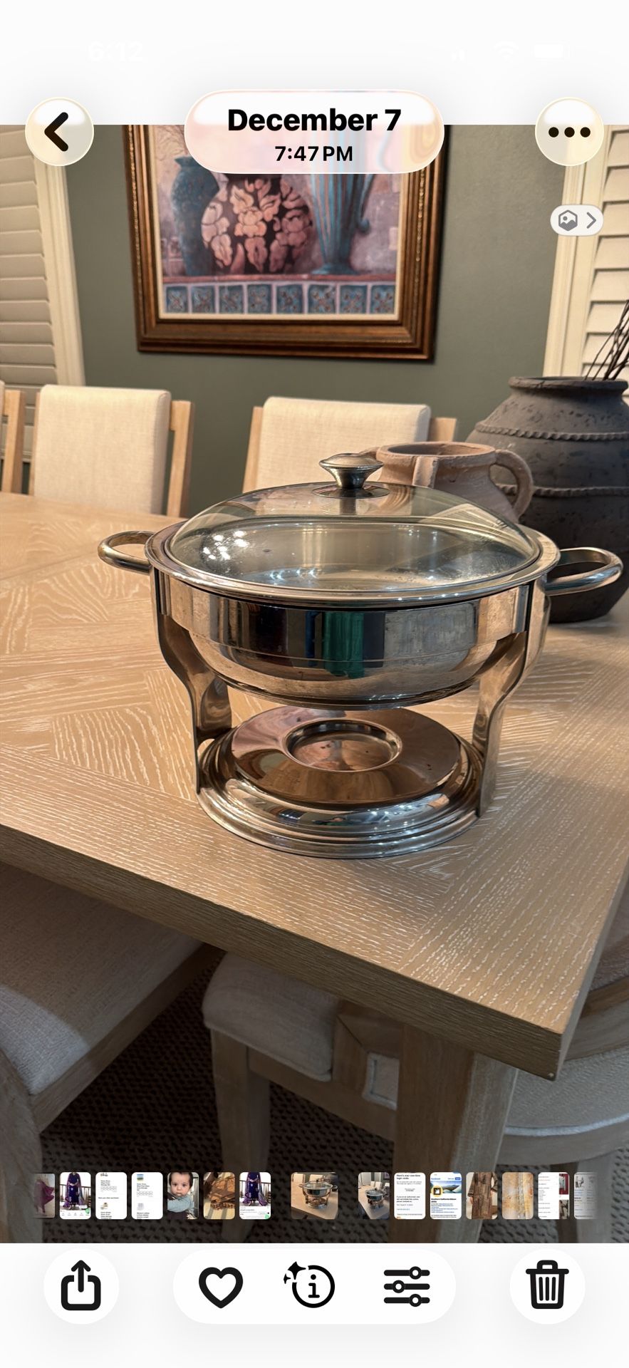 Set of 3 Chafing Dishes