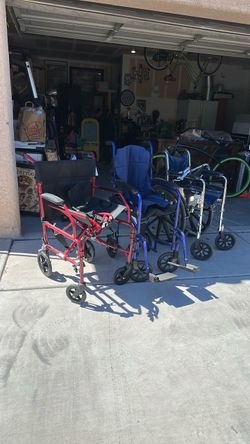 3 wheel chairs like new