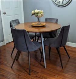 Gray Dining Room Chairs (Set of 4)