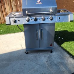 Charbroil Performance Series Convective 4-Burner with Side Burner Cabinet Propane Gas Grill, Stainless Steel - (contact info removed)21
