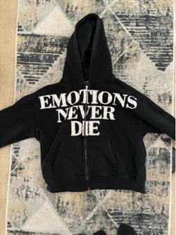 MIXED EMOTIONS CROP TOP HOODIE