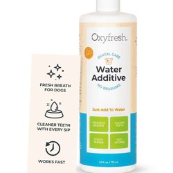 Oxyfresh Dental Care Water Additive No Brushing For Dogs 24oz