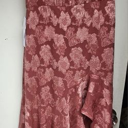 Maxi Dress Women's Size 12 Vintage Rose Floral Print