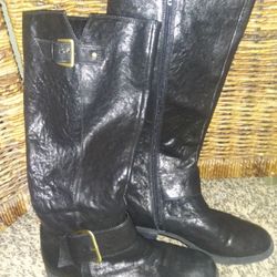 Steve Madden Women's Size 7 Black Cassie Knee High Boots Genuine Leather Near New Condition W/Box

**Bundle and save with combined shipping**



