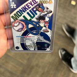 Luffy X Dodgers Card