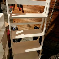 Shelf 4 Tier Wooden Ladder Stand 