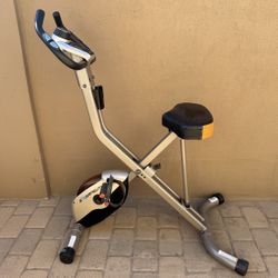 Exerpeutic Folding Magnetic Upright Exercise Bike