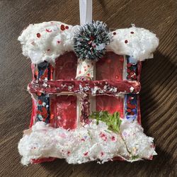 Homemade  Vtg Era Ornament.Crafted To Look Old.