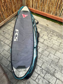 FCS double surfboard travel bag 6’8”
