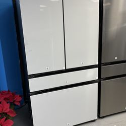 New🚨Bespoke 29 cu. ft. Standard Depth 4-Door French Door Smart Refrigerator