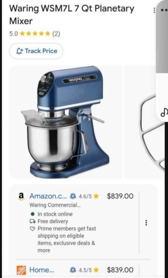 Barely Used Mixer