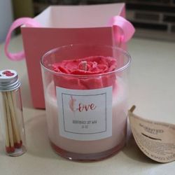 New! Hand Poured Soy Jar Candle