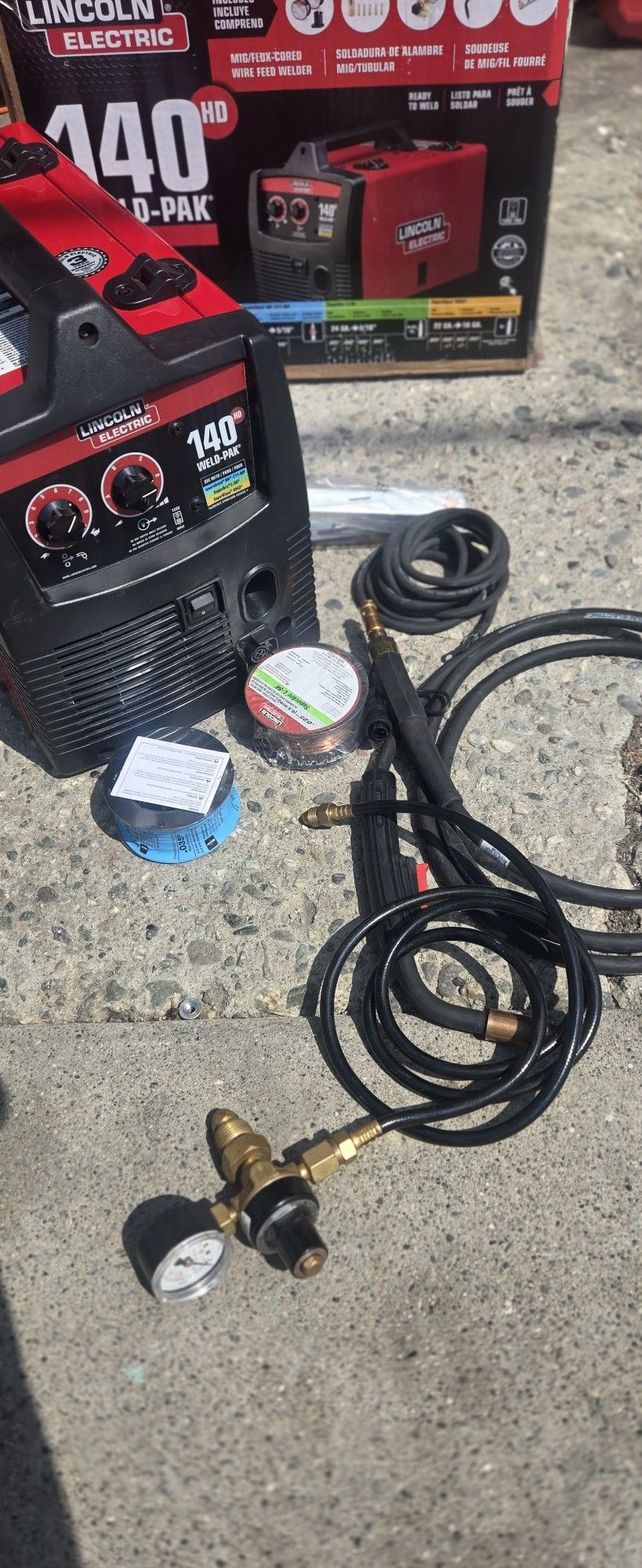 Soldadora Lincoln 140