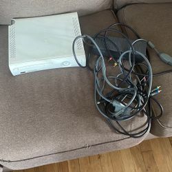 Xbox 360 And Wires 