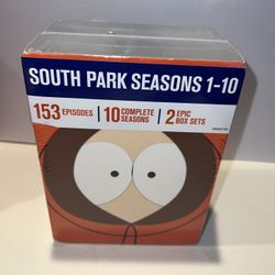 South Park Seasons 1-10 DVD Set New!