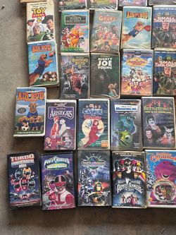 Disney VHS tapes lot