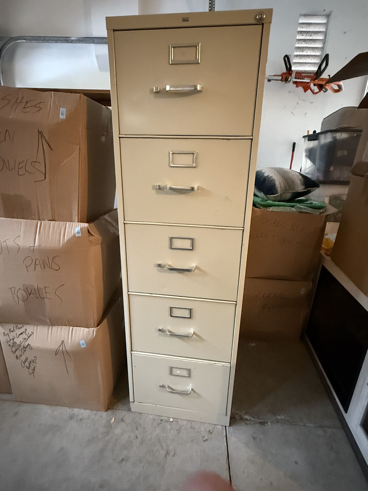 5 Drawer Legal Sized File Cabinet