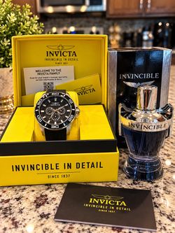 Original Invicta Semi-Automatic Watch + FREE Gift Perfume