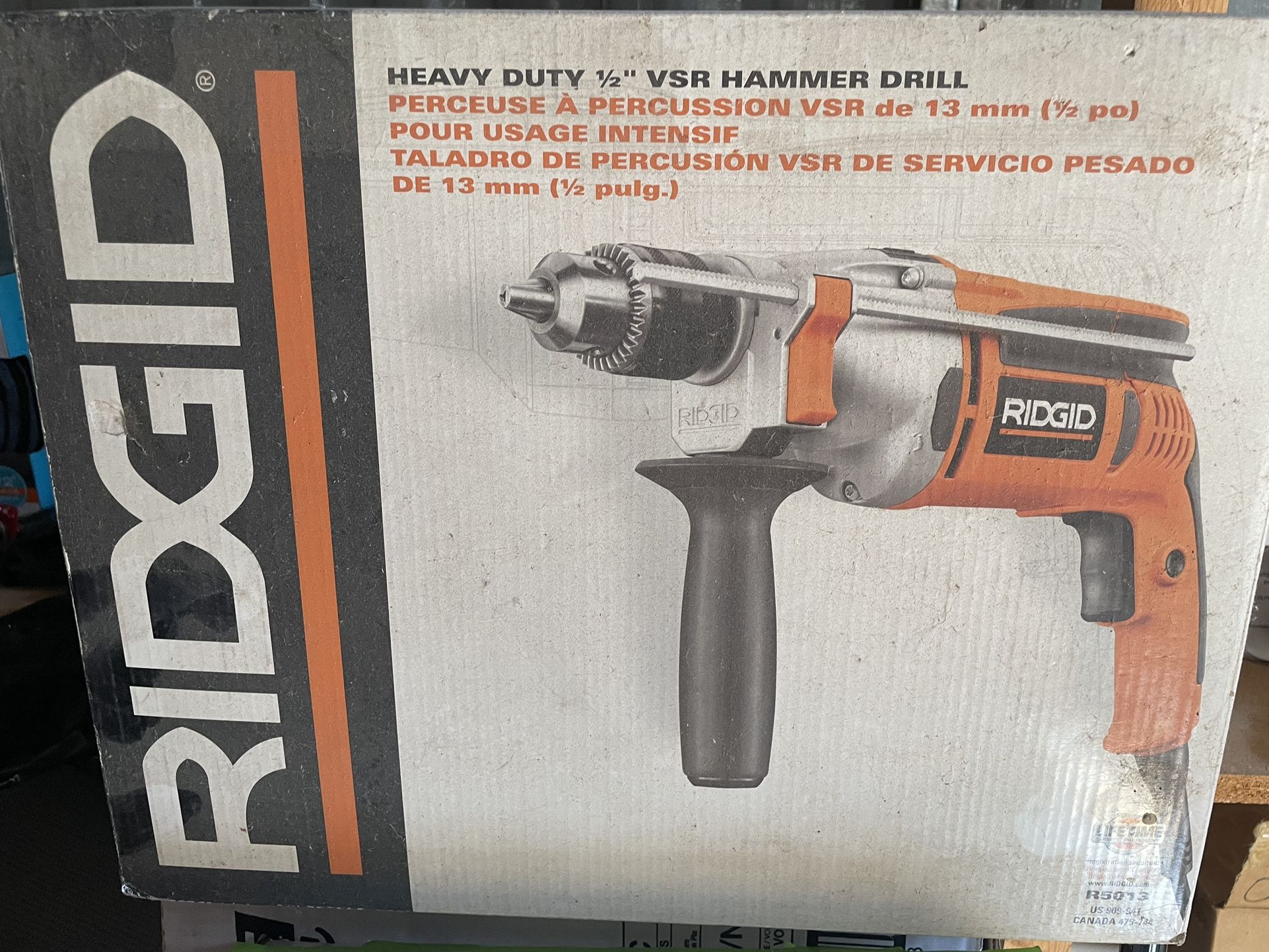 Ridgid Hammer Drill New