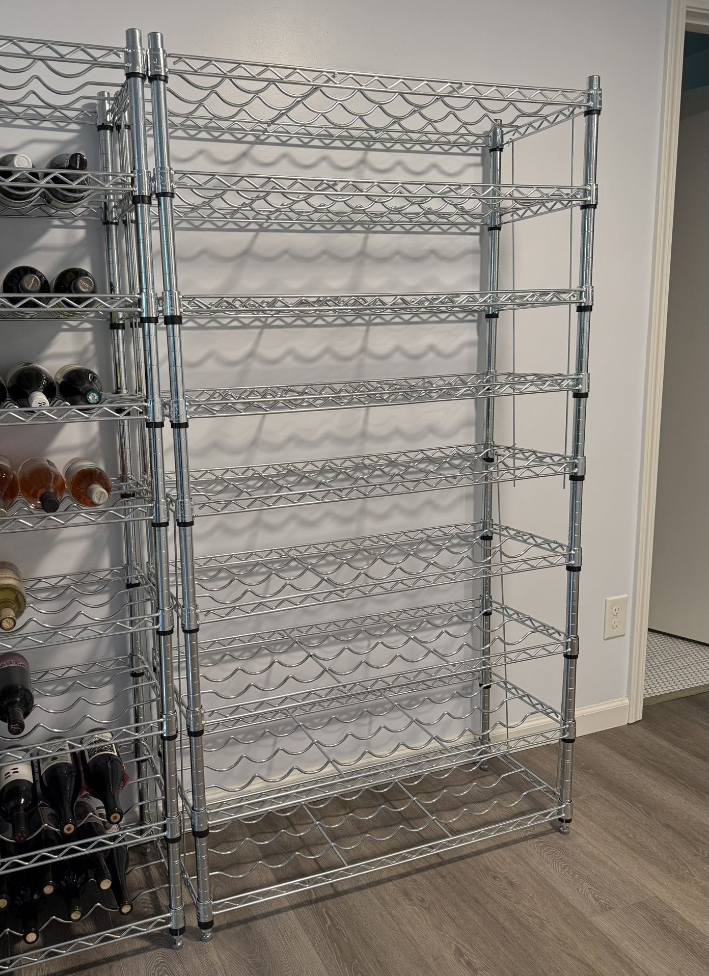 Large Metal Wine Rack
