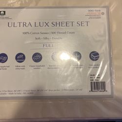 New Double Size Sheets 