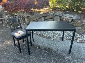 IKEA dining table and one chair