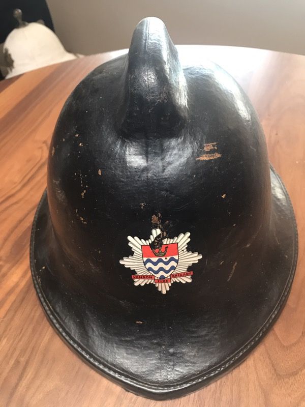 1974 London Fire Brigade Helmets Ltd Cromwell F135 "County" Fire Helmet