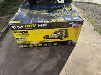 80V HP Brushless Battery Cordless Electric 30 in. Multi-Blade Lawn Mower with Battery and Charger by RYOBI
