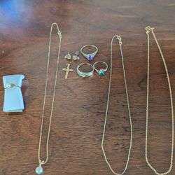 ALL real Solid Gold. 10k-14k Jewelry