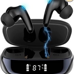 Rechargeable Hearing Aids for Seniors with Noise Cancelling, 16-Channel Digital Bluetooth Hearing Amplifier, Great for TV, Calls, and Music, 50 Hours 