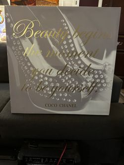 Coco Chanel Canvas Wall Decor