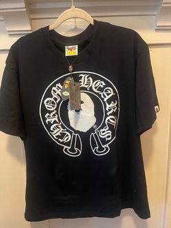 Bape chrome heart T
