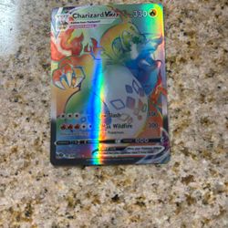 Rainbow Pokémon Charizard Vmax In Perfect Condition And Comes With Sleeve 