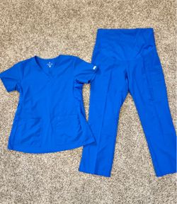 Med Couture Maternity Scrub Set (Royal Blue)