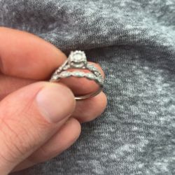Engagement Ring and Band