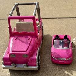 Barbie Jeep & Convertible 