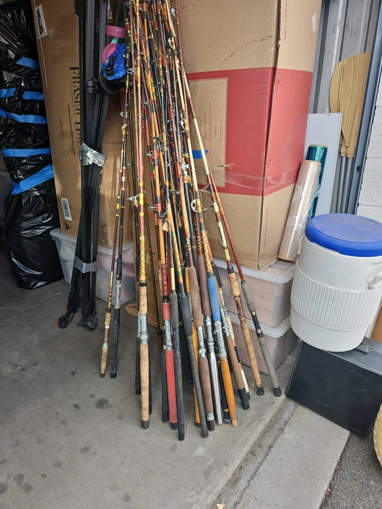 Assorted Fishing Poles