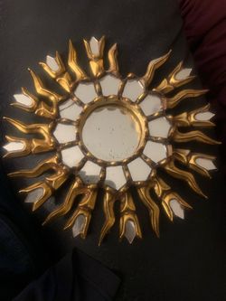 Novica Handmade Sun Splash Wood And Glass
