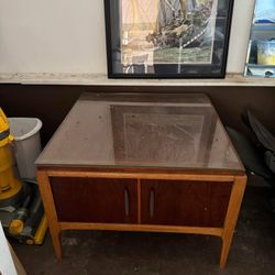 Lane Rhythm End Table Mid Century Walnut End Table