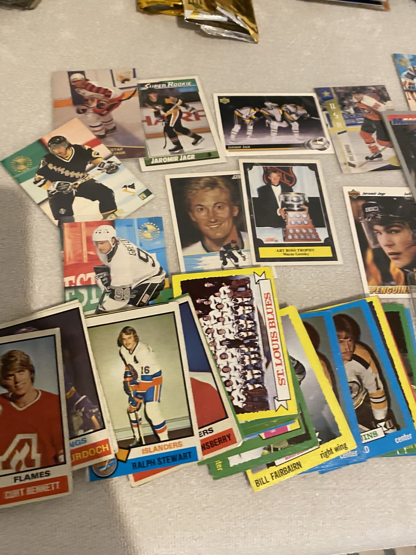 Hockey Cards Bobby Orr Wayne Gretzky Jagr 