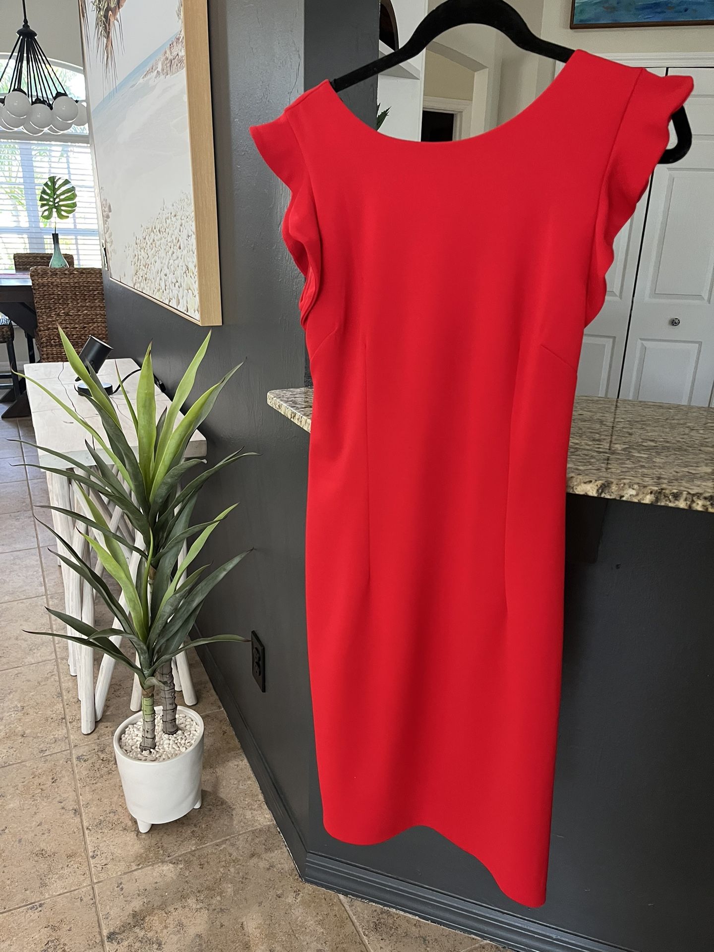 Red Cocktail Dress Size 10