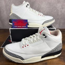Air Jordan 3 Retro White Cement Reimagined Size 11.5 DN3707-100 Men’s Shoes OG Rare