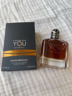 Armani stronger with you intensely men Cologne brand new