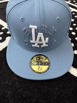 Born X Raised x LA Dodgers New Era 59FIFTY Slate Blue 2024 WS Champions 7 1/8